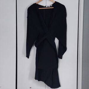 & Other Stories Black Long Sleeve Dress